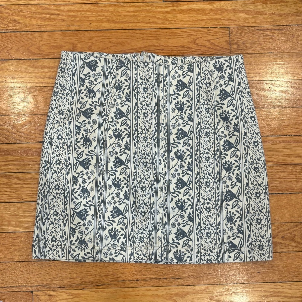 Free People Modern Femme Macadamia Mini Skirt